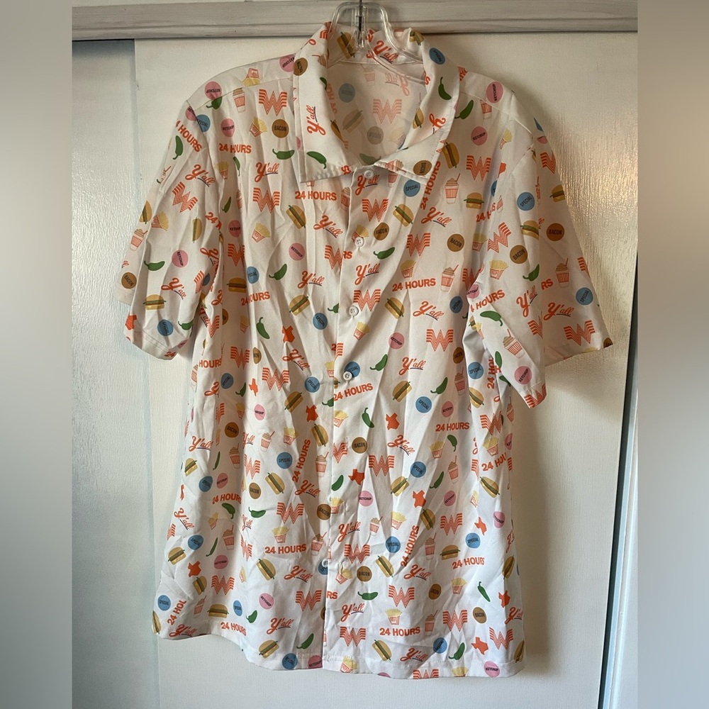 Whataburger Button Down Shirt - image 1